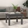 Coffee Table Grey 45x45x30 cm Solid Wood Pine Colour grey Size 45 x 45 x 30 cm Quantity in Package 1 