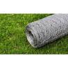 Galvanised Steel Chicken Wire Fence 25x0.75 m | HipoMarket