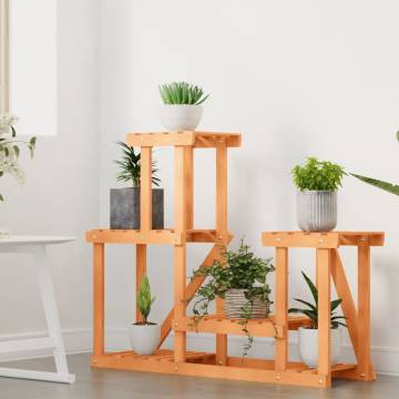 Flower Stand 90x25x73.5 cm - Solid Wood Fir Plant Rack