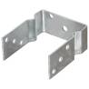 Fence Anchors 6 pcs Silver 12x6x15 cm Galvanised Steel | HipoMarket