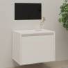 Wall Cabinet White 45x30x35 cm Solid Pinewood Colour white Quantity in Package 1 Number of Pieces 