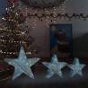 Christmas Decoration Stars 3 pcs Silver Mesh LED Outdoor Indoor Colour silver Quantity in Package 3 Number of LEDs 1 