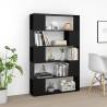 Book Cabinet Room Divider Black - 100x24x155 cm | HipoMarket