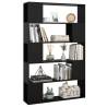 Book Cabinet Room Divider Black - 100x24x155 cm | HipoMarket