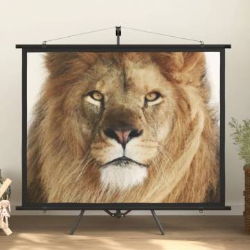 Projection Screen with Tripod 72" 4:3 - HD Quality Viewing