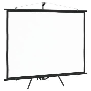 Projection Screen with Tripod 72" 4:3 - HD Quality Viewing