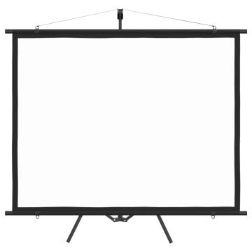 Projection Screen with Tripod 72" 4:3 - HD Quality Viewing