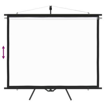 Projection Screen with Tripod 72" 4:3 - HD Quality Viewing