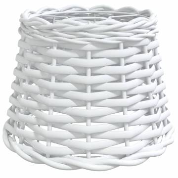 Ceiling Lamp Shade White Ø20x15 cm Wicker - Stylish Lighting