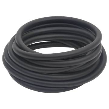 Hybrid Air Hose Black 0.6" 5m - Rubber & PVC - Ideal for Compressors