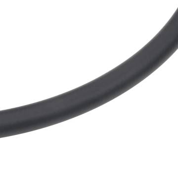 Hybrid Air Hose Black 0.6" 5m - Rubber & PVC - Ideal for Compressors