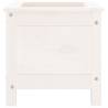 Garden Planter White 40x40x39 cm - Solid Wood Pine - Hipomarket