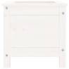 Garden Planter White 40x40x39 cm - Solid Wood Pine - Hipomarket