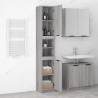 Bathroom Cabinet Grey Sonoma - Stylish Storage Solution