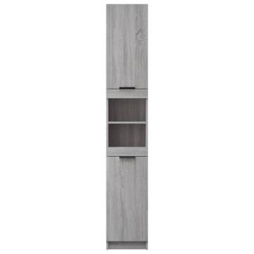 Bathroom Cabinet Grey Sonoma - Stylish Storage Solution