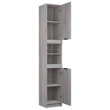 Bathroom Cabinet Grey Sonoma - Stylish Storage Solution