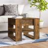 Coffee Table Smoked Oak 55.5x55x45 cm Engineered Wood Colour smoked oak Quantity in Package 1 