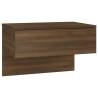 Wall-Mounted Bedside Cabinet in Brown Oak | Hipomarket