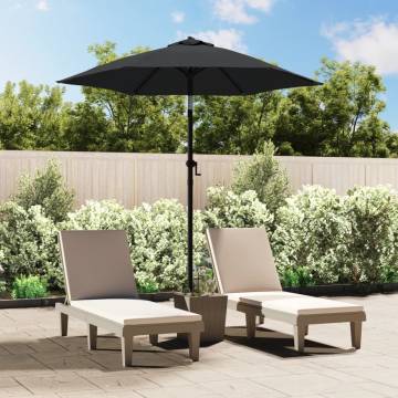 Stylish Anthracite Parasol 200x224 cm | Durable & UV Protected