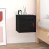 Wall Cabinet Black 31.5x30x30 cm Solid Wood Pine Colour black Quantity in Package 1 Number of Pieces 