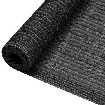 Privacy Net Anthracite 1.5x25m HDPE | Durable Garden Shade