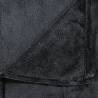 Black Polyester Blanket 150x200 cm - Soft & Stylish