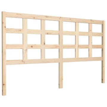 Stylish Solid Wood Pine Bed Headboard - 165.5x4x100 cm