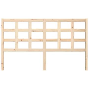 Stylish Solid Wood Pine Bed Headboard - 165.5x4x100 cm