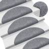 Self-Adhesive Stair Mats (10 pcs) - Light Grey | HipoMarket