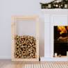 Firewood Rack 60x25x100 cm Solid Wood Pine Colour natural Size 60 x 25 x 100 cm 