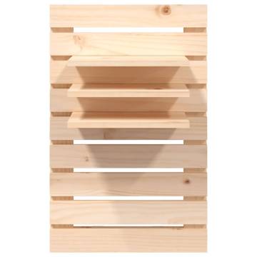 Wall-mounted Bedside Shelves 2 pcs | Solid Wood Pine - HipoMarket