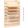 Wall-mounted Bedside Shelves 2 pcs | Solid Wood Pine - HipoMarket