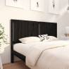 Bed Headboard Black 165.5x4x100 cm Solid Wood Pine Colour black Size 165.5 x 100 cm Quantity in Package 1 