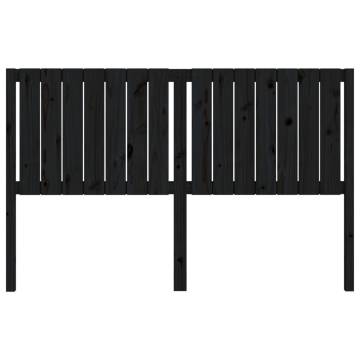 Stylish Black Solid Wood Pine Bed Headboard | Hipo Market