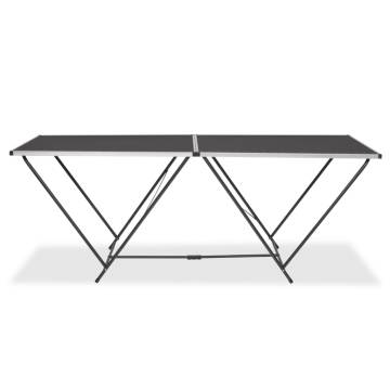 Folding Pasting Table MDF & Aluminium 200x60x78 cm | HipoMarket