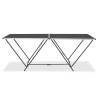 Folding Pasting Table MDF & Aluminium 200x60x78 cm | HipoMarket