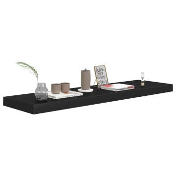 Floating Wall Shelves 2 pcs Black - Stylish Home Decor