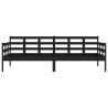 Day Bed Black Solid Pine Wood 80x200 cm - Comfortable & Stylish