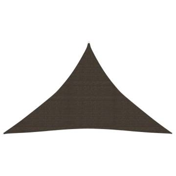 Sunshade Sail 5x5x6 m HDPE Brown - UV & Mould Resistant