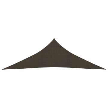 Sunshade Sail 5x5x6 m HDPE Brown - UV & Mould Resistant