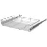 Pull-Out Wire Baskets 2 pcs Silver - Optimize Kitchen Storage