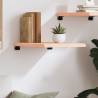 Wall Shelf 40x60 cm - Untreated Solid Wood Oak | HipoMarket