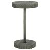 Stylish Grey Garden Table | 60.5x106 cm Poly Rattan