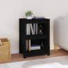 Book Cabinet Black 50x35x68 cm Solid Wood Pine Colour black Quantity in Package 1 Height 68 cm Width 50 cm 