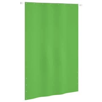 Light Green Balcony Screen 160x240 cm - Water-Resistant Privacy