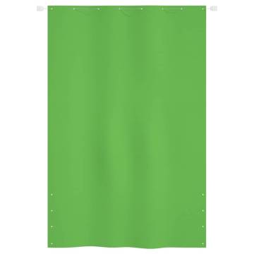 Light Green Balcony Screen 160x240 cm - Water-Resistant Privacy