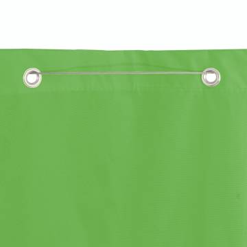 Light Green Balcony Screen 160x240 cm - Water-Resistant Privacy