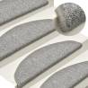 Carpet Stair Treads 15 pcs Light Grey 56x17x3 cm Colour light grey 1 Size 56 x 17 x 3 cm Quantity in Package 15 