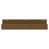 Honey Brown Wall Shelves - 2 pcs Solid Pine - 50x12x9 cm