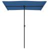 Outdoor Parasol with Aluminium Pole - Azure Blue 180x110 cm